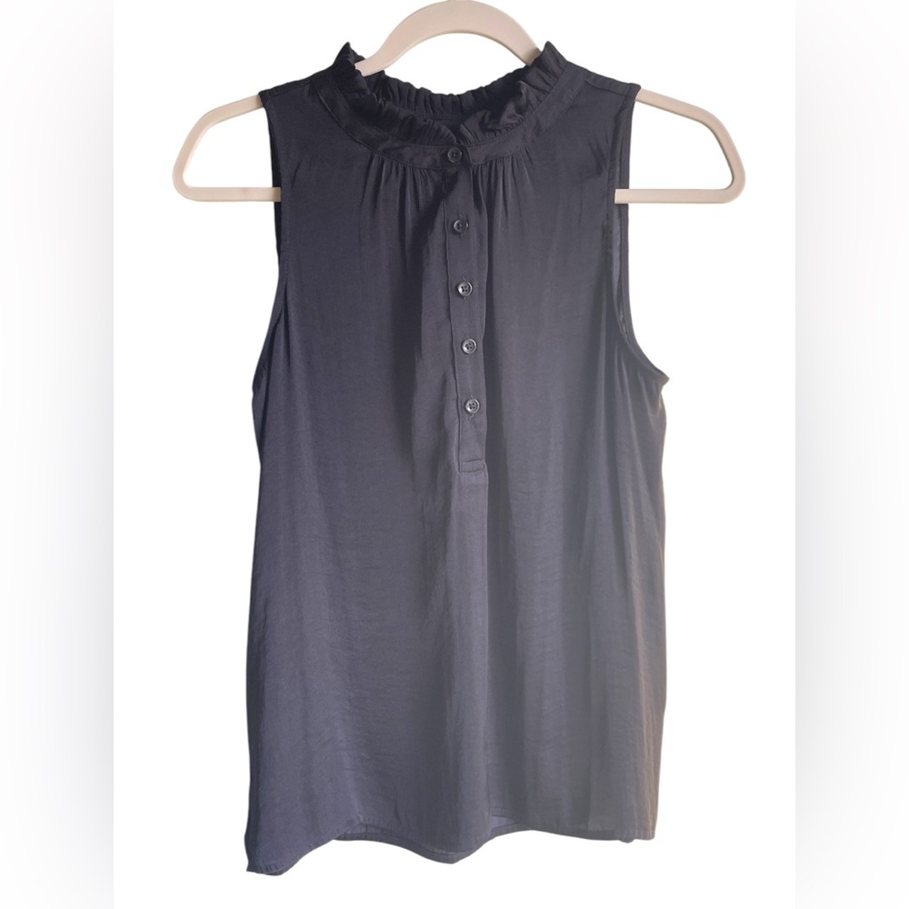 Black Sleeveless Blouse, Women’s Tank Top